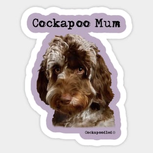 Cockapoo Dog Mum Sticker